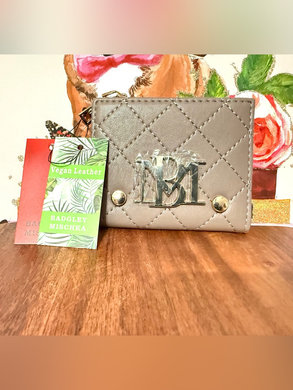 Badgley Mischka Card Wallet-New